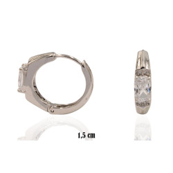 Kolczyki Xuping rodowane - MF40368